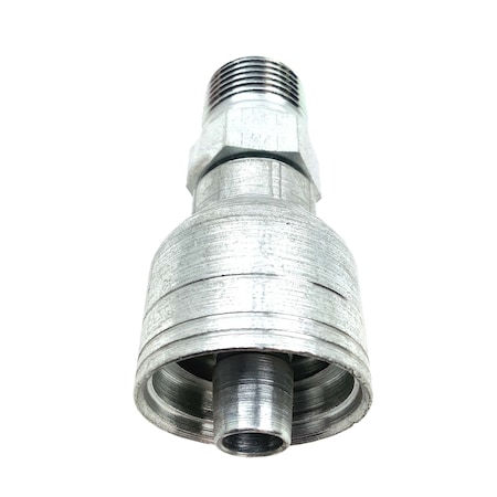 Eaton Fitting, Hyd, Weathergrip, Male Pipe Rigid, 3/8-18 Thread, -06 Hose, 2.27 Lng 06Z-106